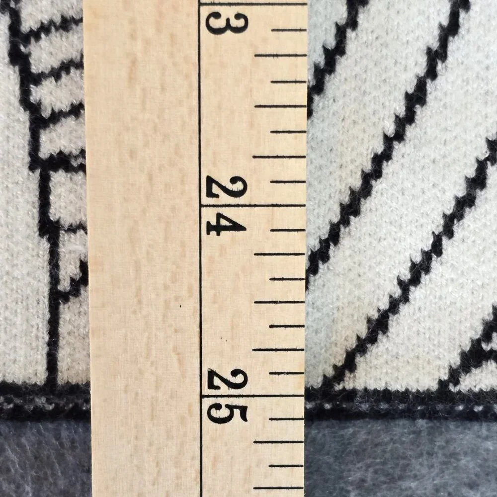 Maeve by Anthropologie White & Black Abstract Woven Print Skirt Size XL NWT - Picture 9 of 10